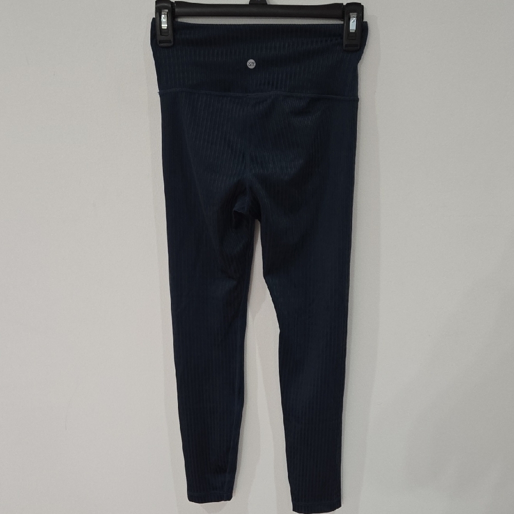 Vimmia Sz Small Midnight Blue Textured Leggings - Picture 3 of 6